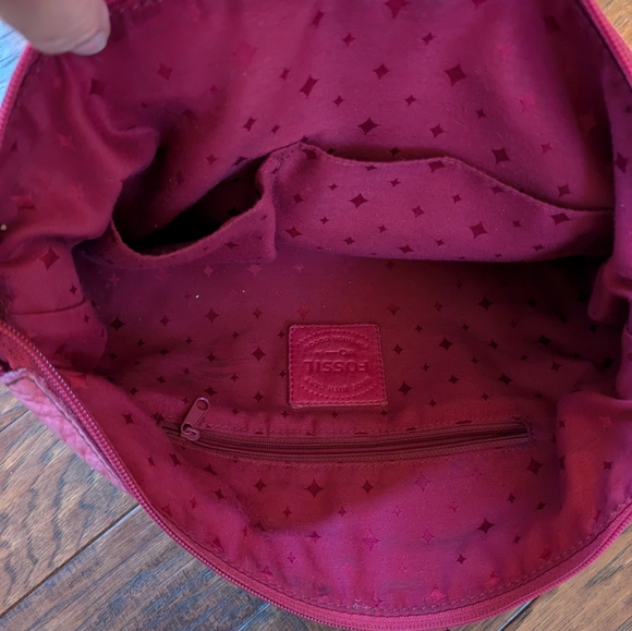 Fossil Madison crossbody bag, pink leather - Picture 10 of 16